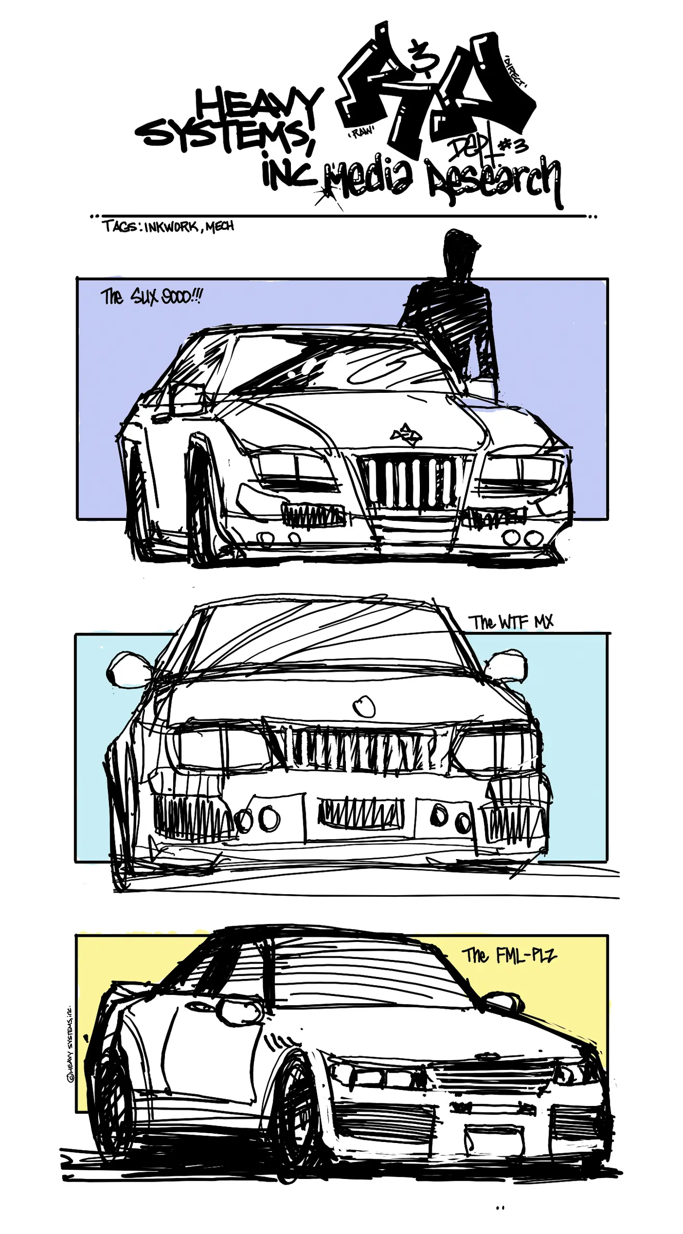 NEW 2027 Car Models From Fjord!, handwritten page 1