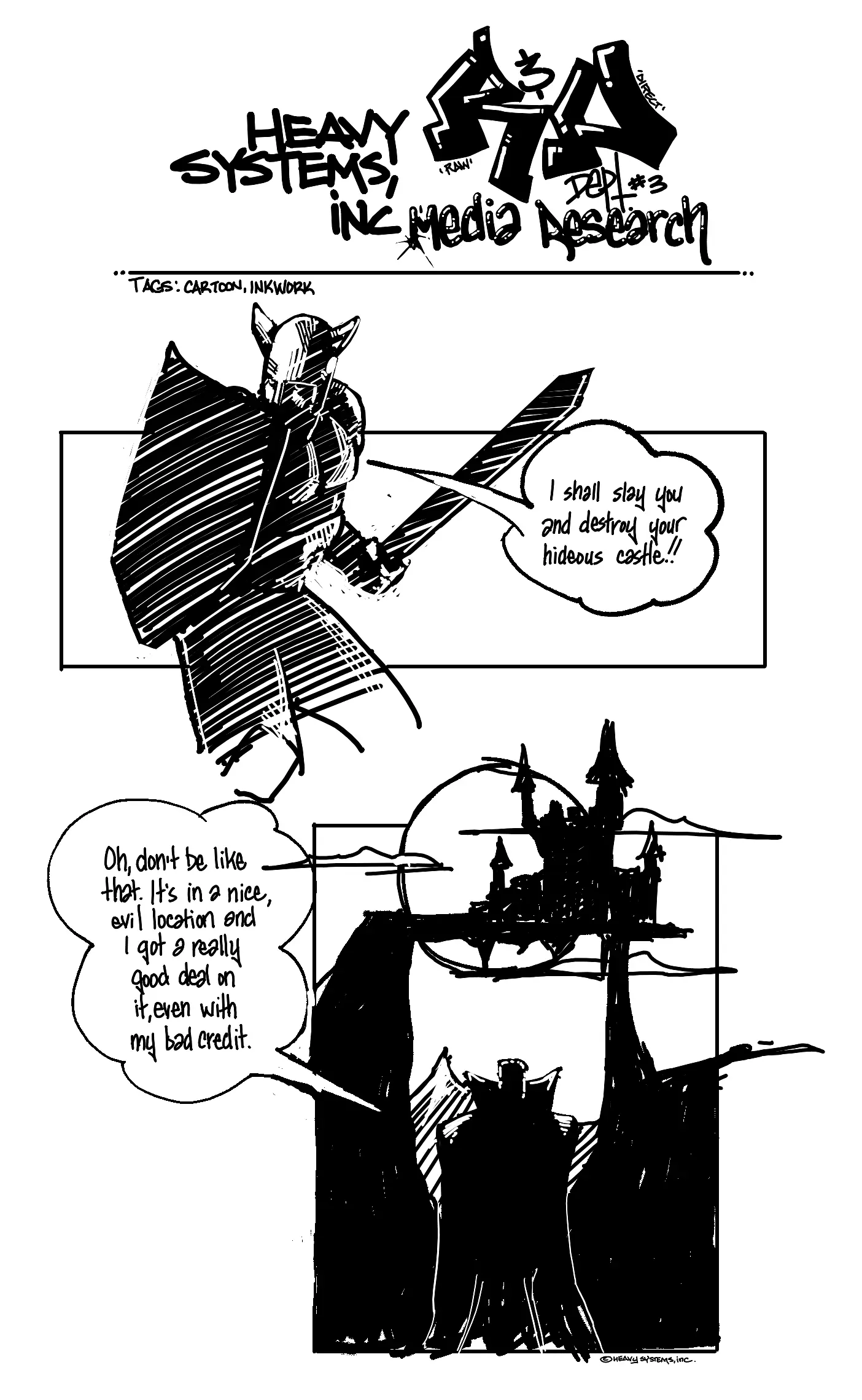 The Amitivyville Price Horror, handwritten page 1