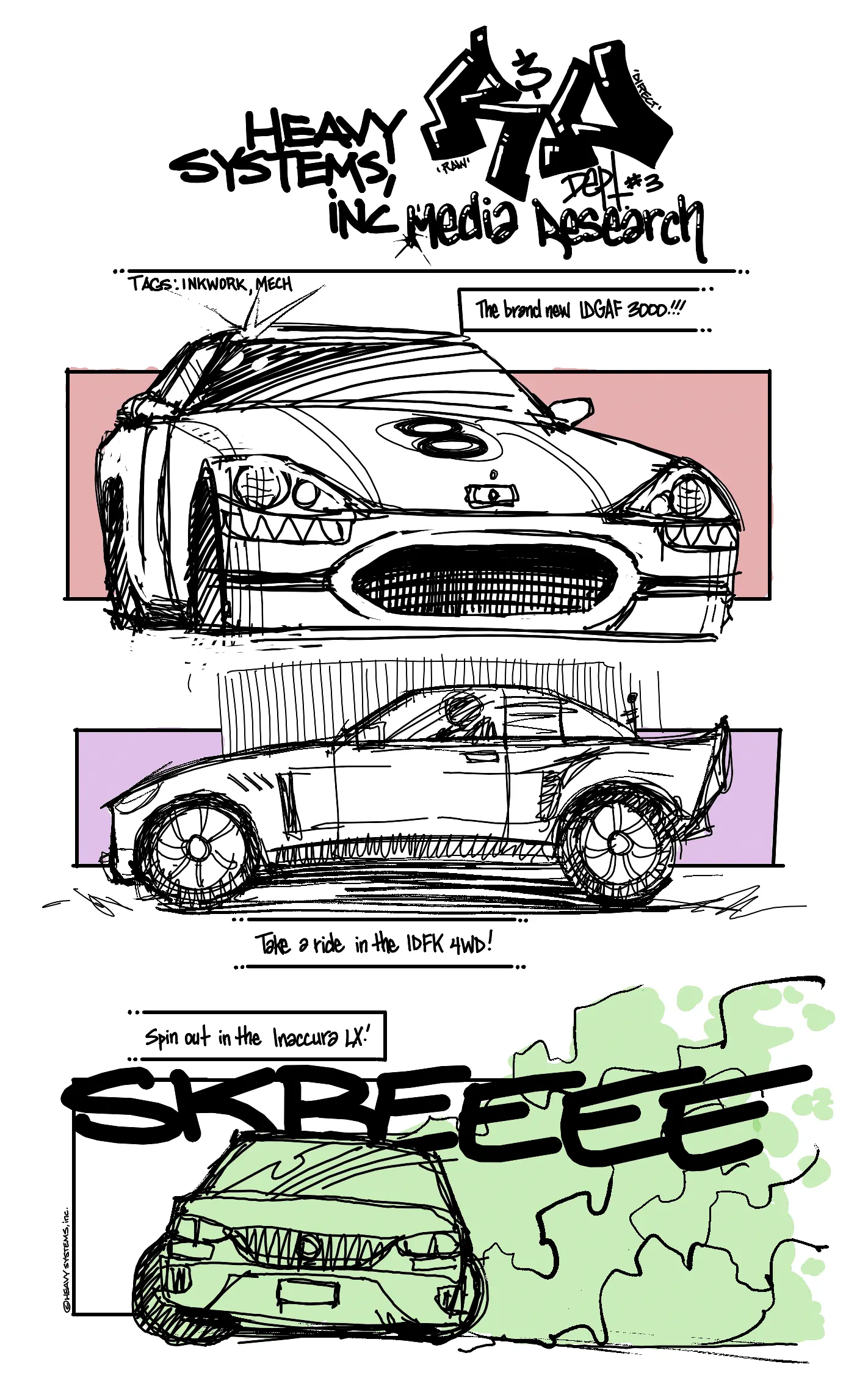 New 2027 Sports Cars!!!, handwritten page 1
