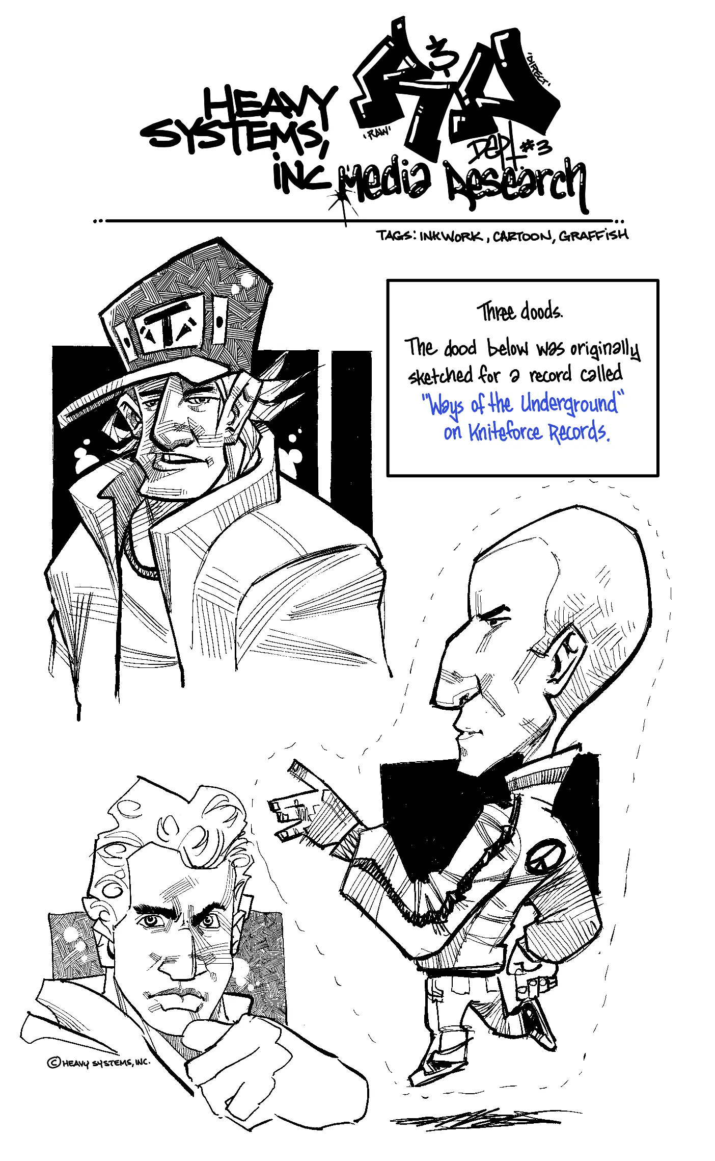 Tres Hombres, first handwritten page
