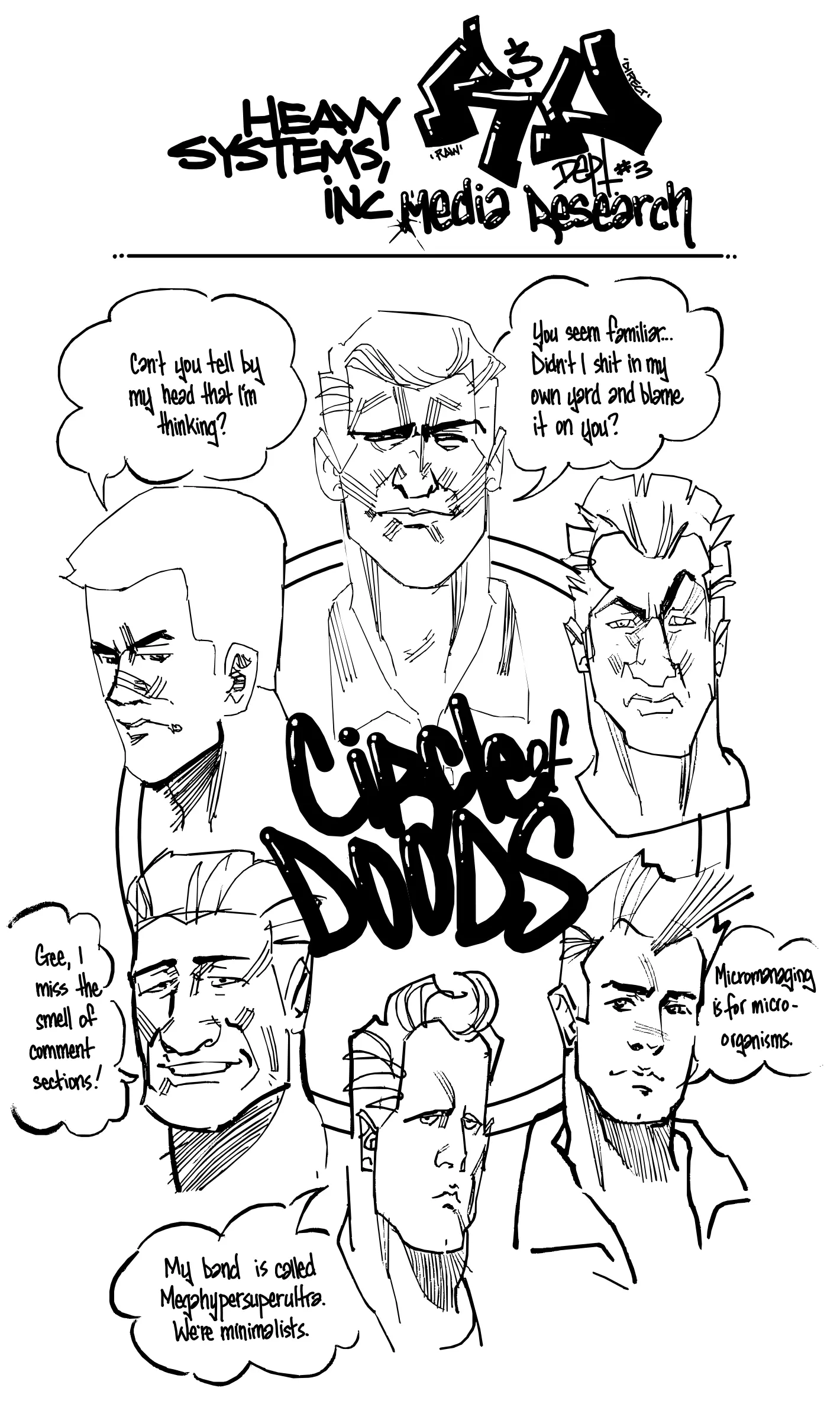 Rounders, handwritten page 1