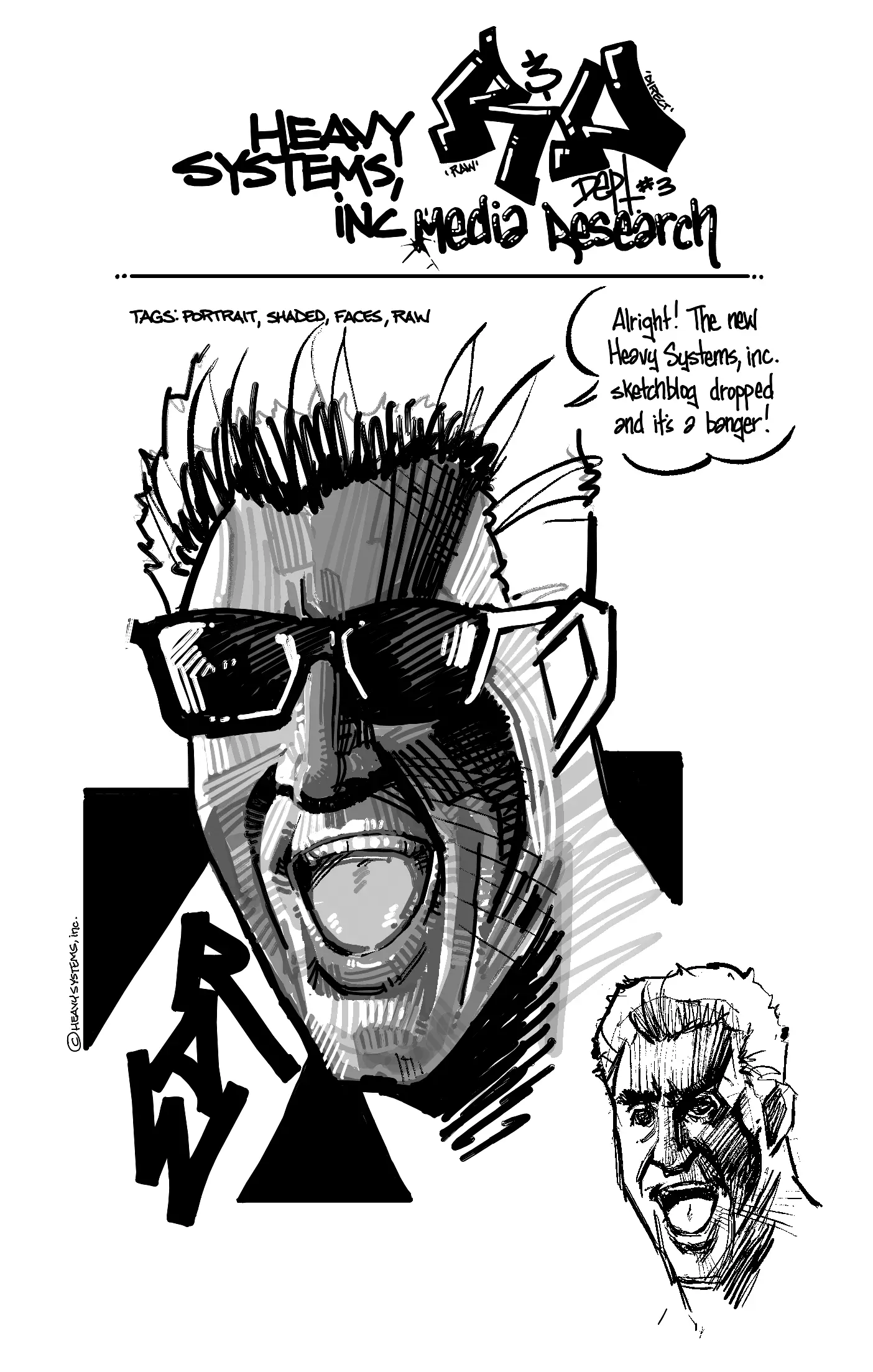 Sketchblog Sehedule, handwritten page 1